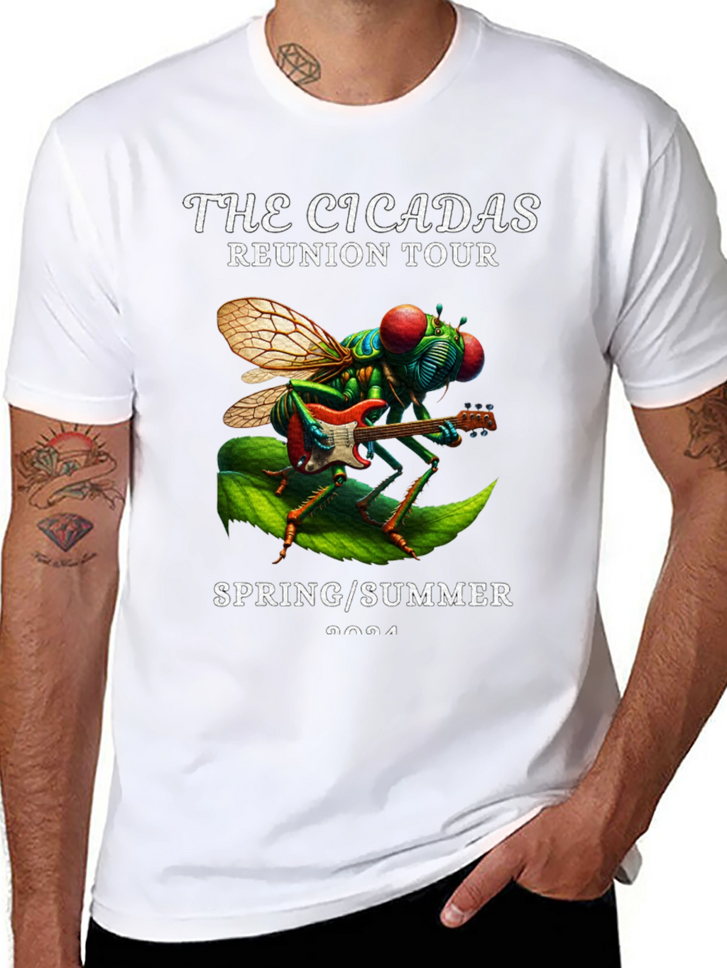 Cicadas Reunion Tour T-Shirt - Spring/Summer Concert Tee