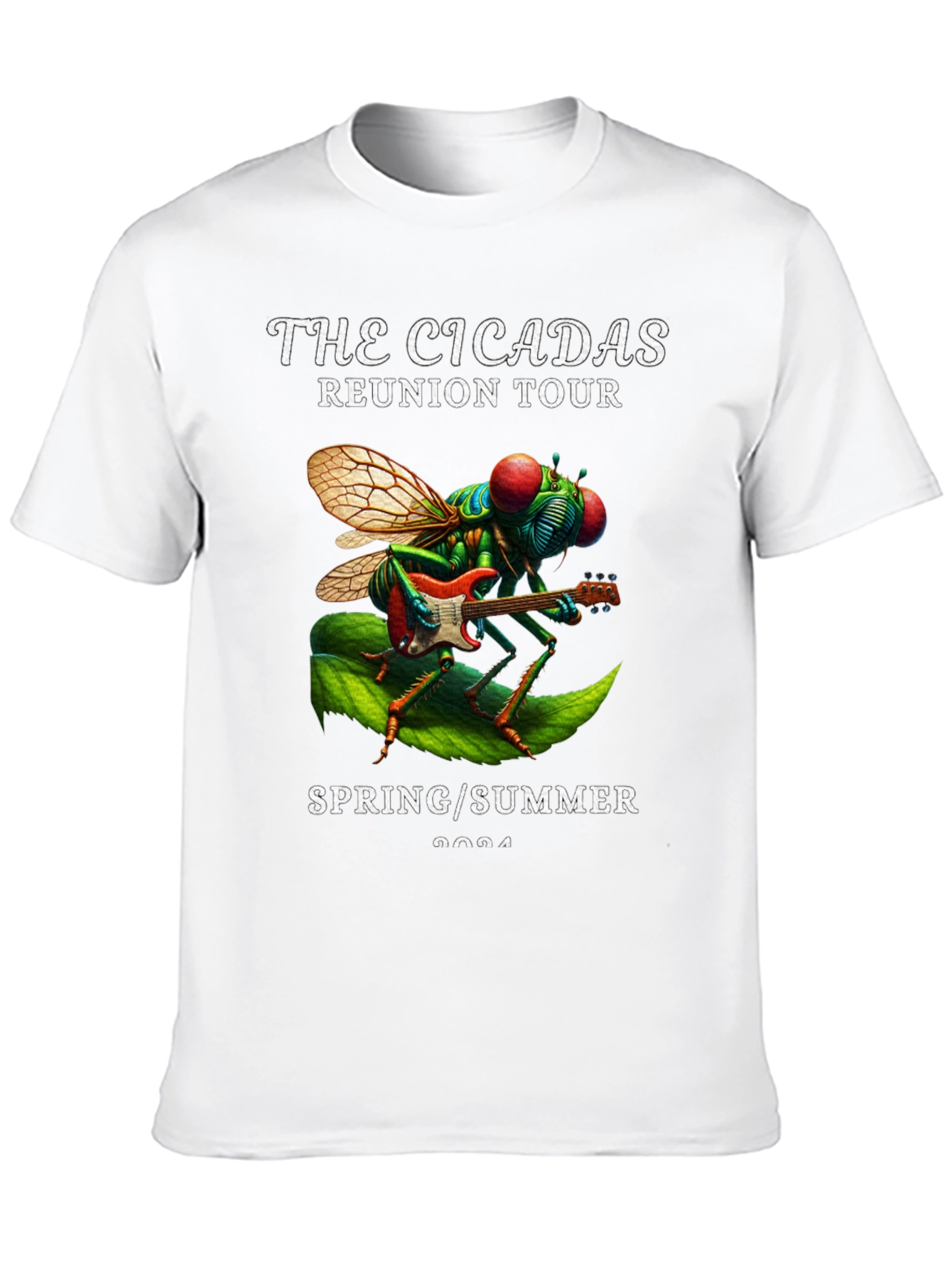 Cicadas Reunion Tour T-Shirt - Spring/Summer Concert Tee