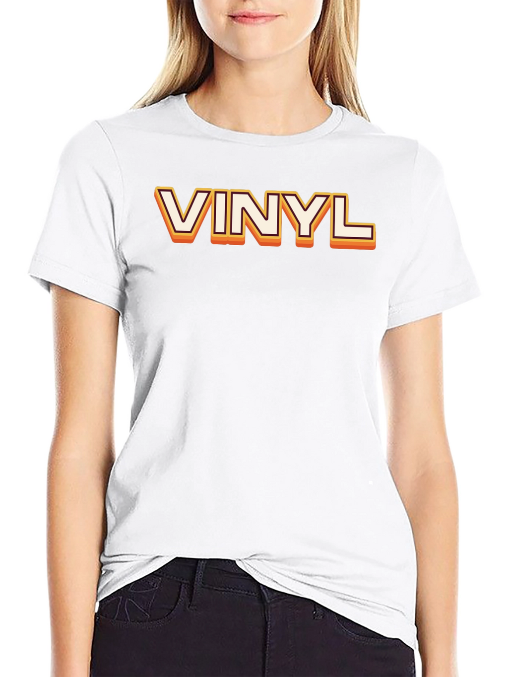 Vinyl Graphic Tee - Retro Music Fan T-Shirt