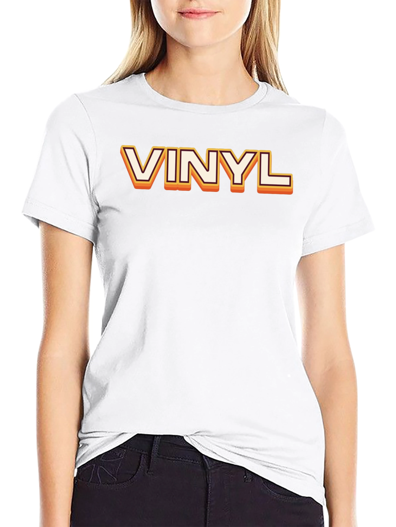 Vinyl Graphic Tee - Retro Music Fan T-Shirt