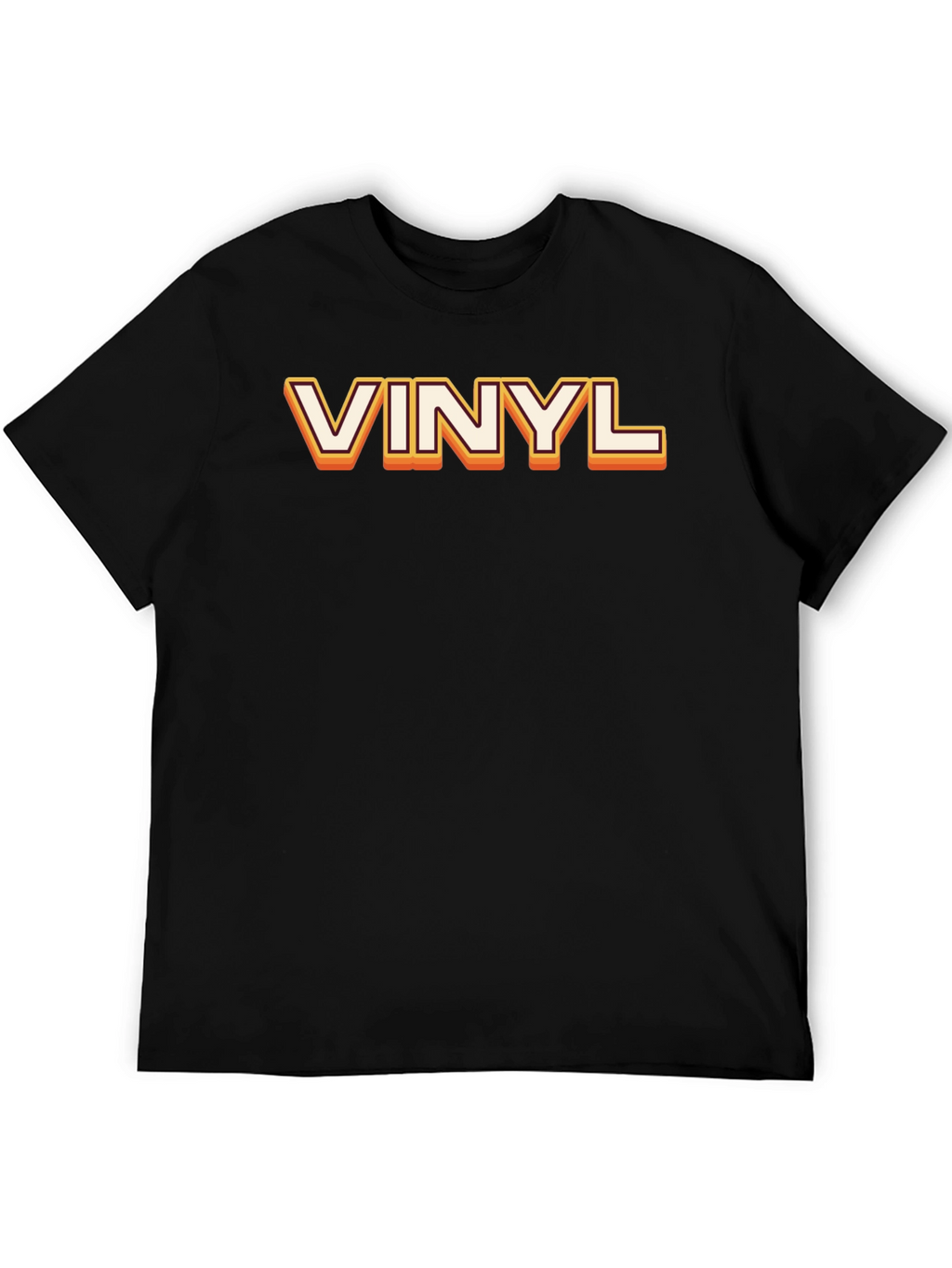 Vinyl Graphic Tee - Retro Music Fan T-Shirt