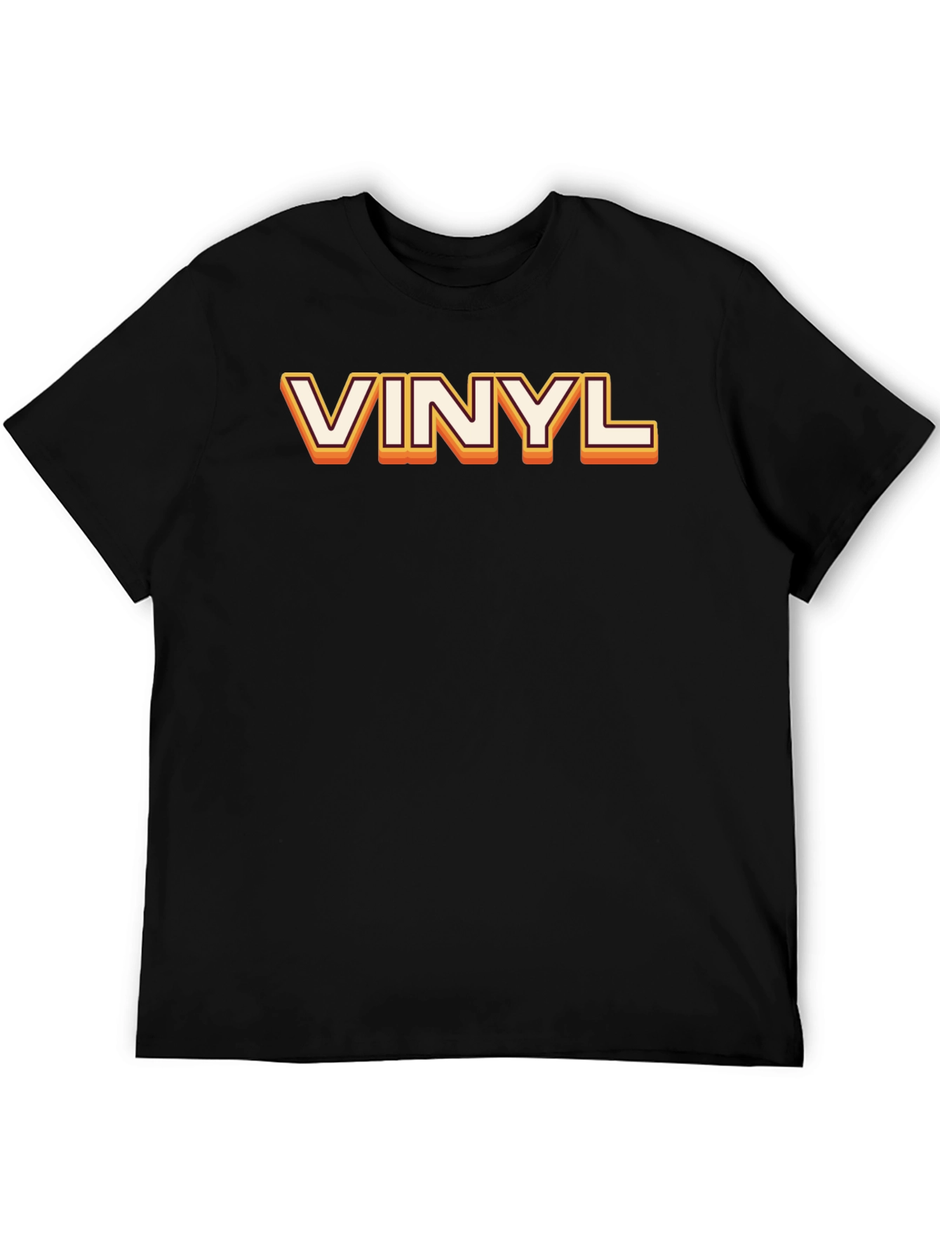 Vinyl Graphic Tee - Retro Music Fan T-Shirt