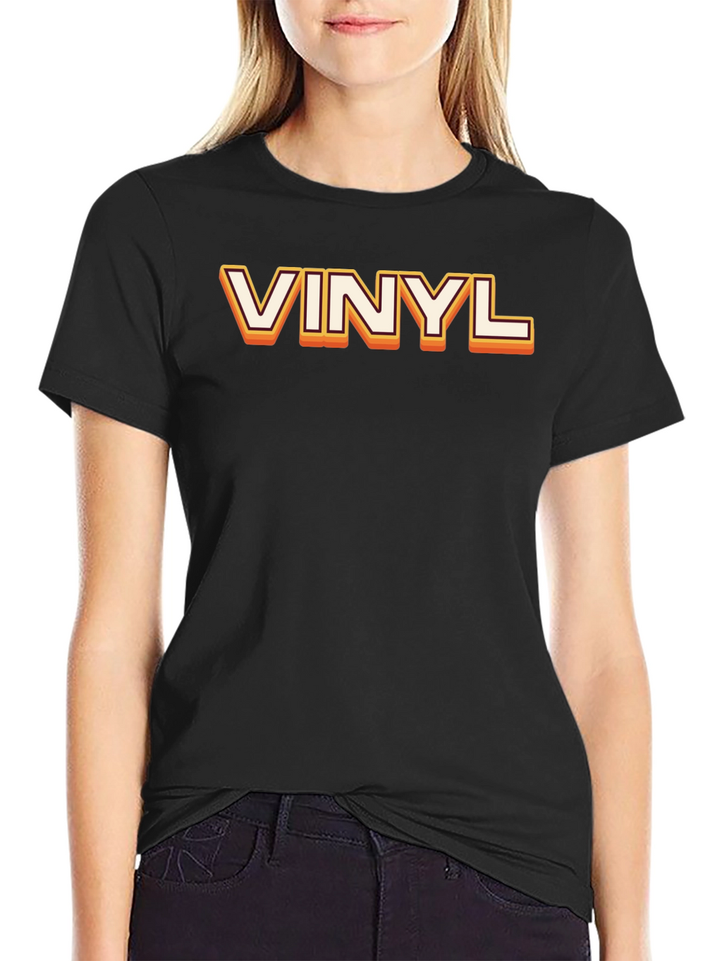 Vinyl Graphic Tee - Retro Music Fan T-Shirt