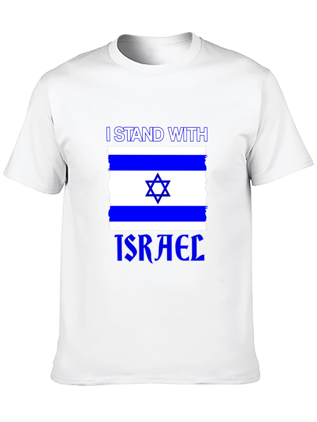 I Stand With Israel T-Shirt - Classic Black Tee