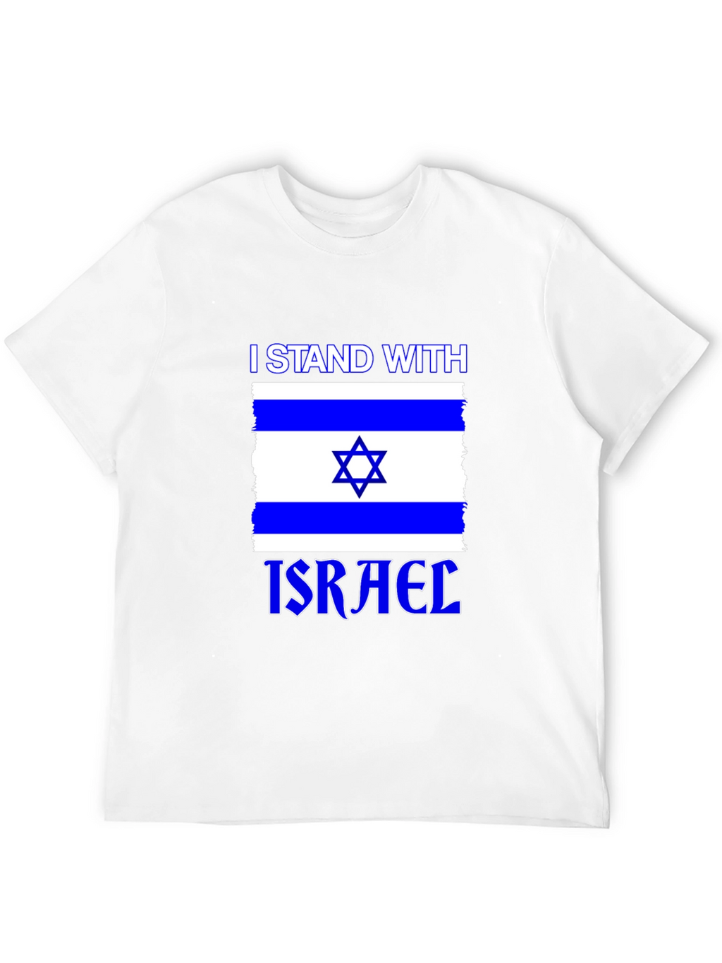 I Stand With Israel T-Shirt - Classic Black Tee