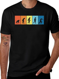 Evolution of Cricket Mens Black T-Shirt