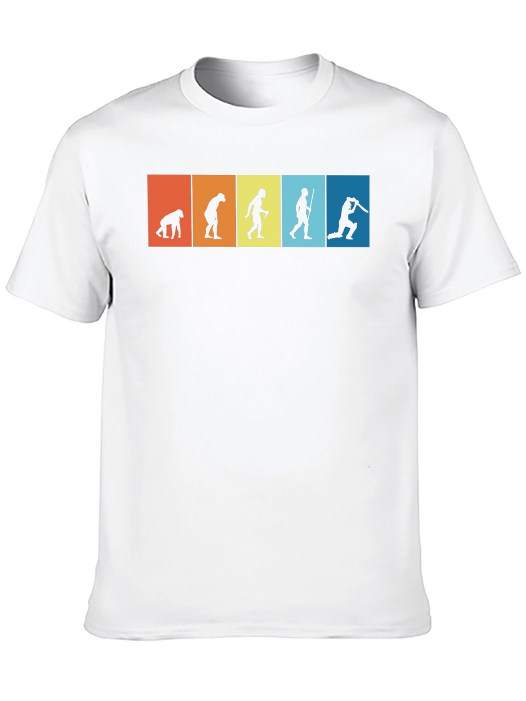 Evolution of Cricket Mens Black T-Shirt