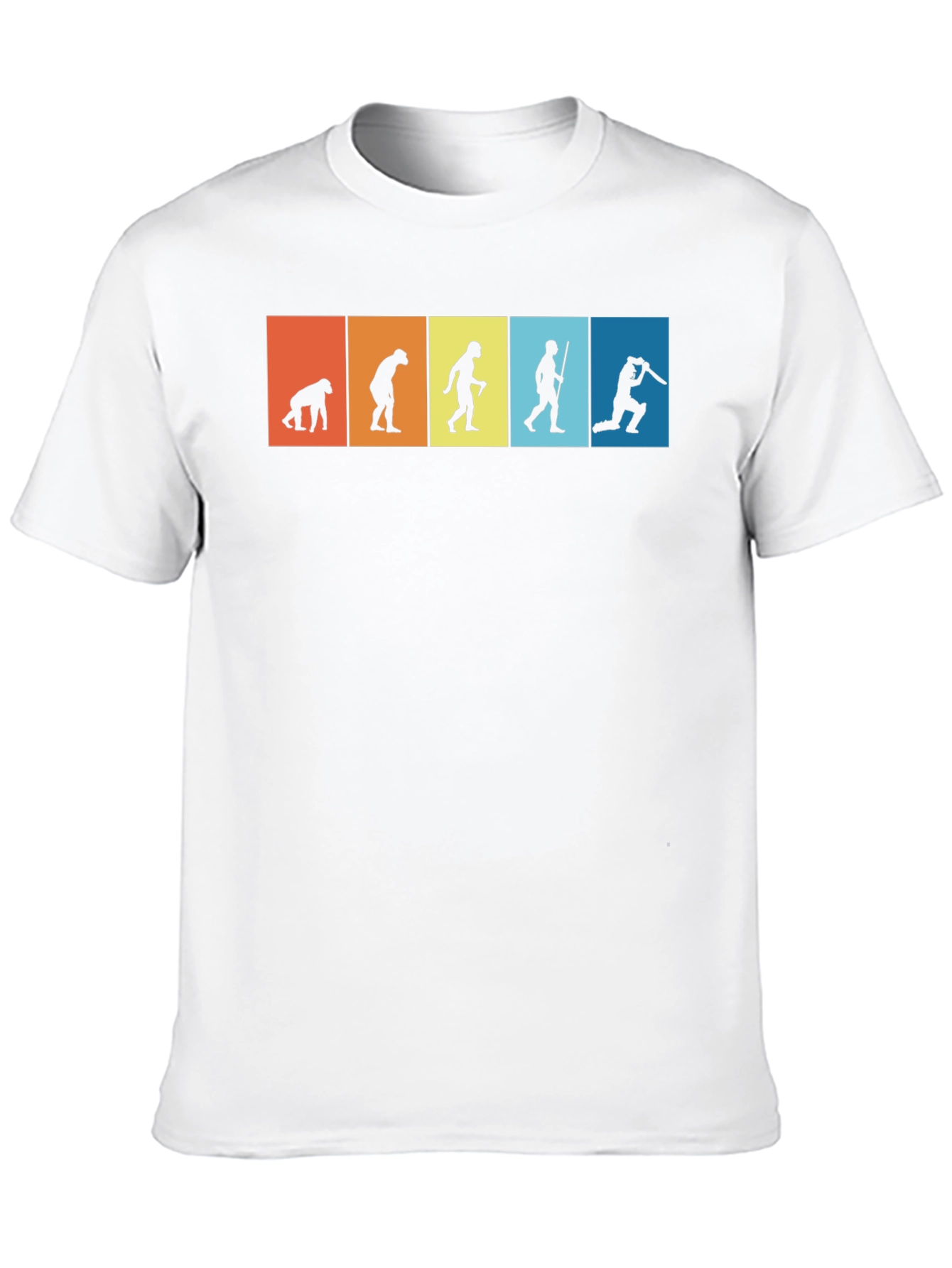 Evolution of Cricket Mens Black T-Shirt