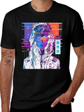 Vaporwave Cyberpunk Girl Graphic T-Shirt