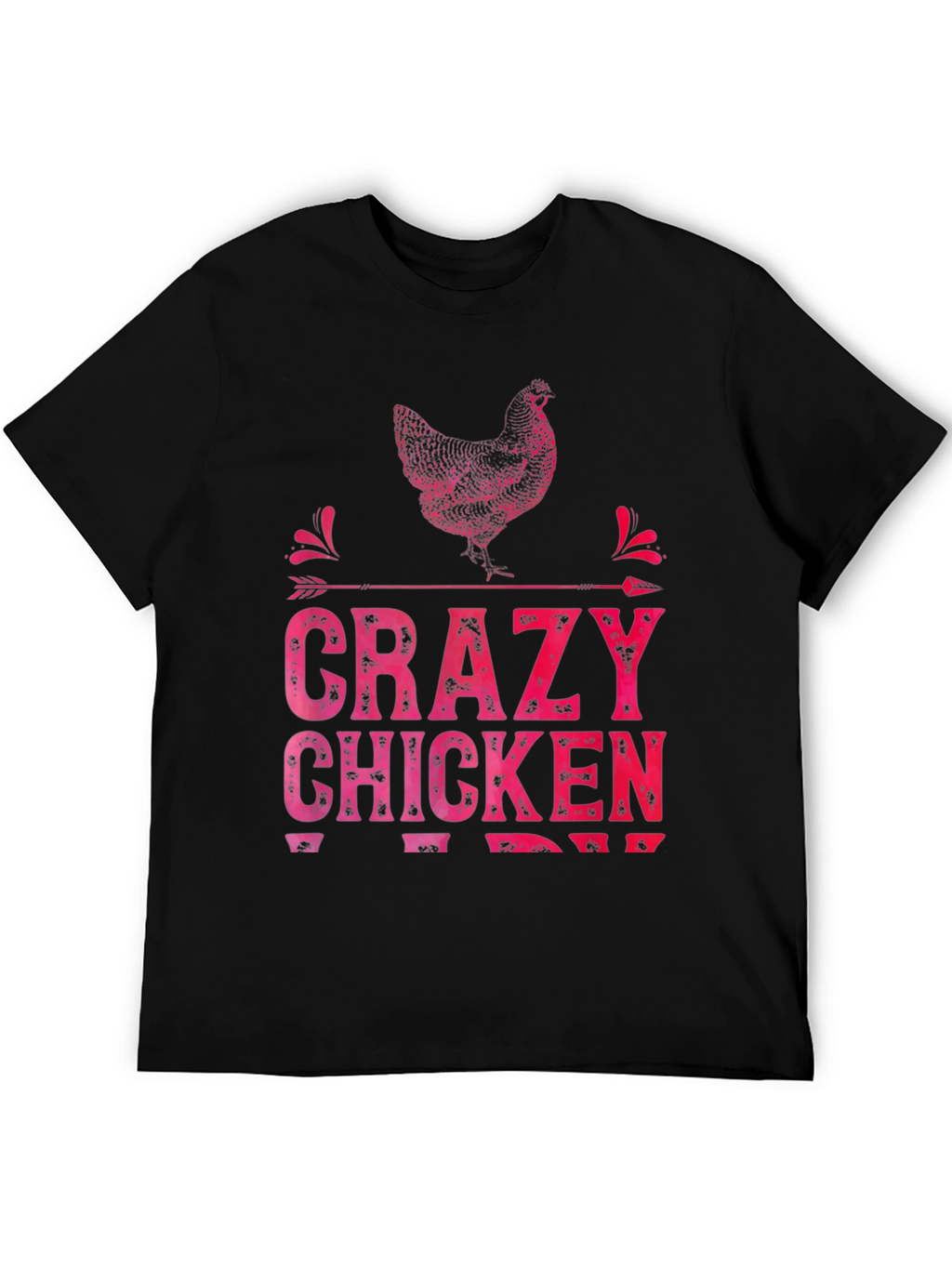 Crazy Chicken T-Shirt - Funny Farm Animal Tee