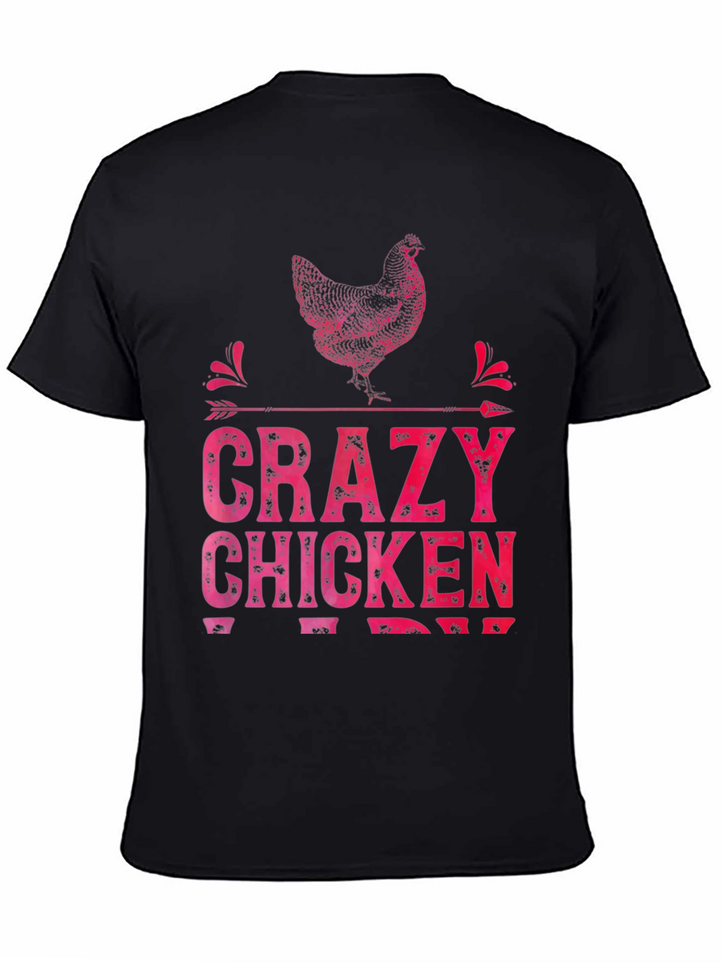 Crazy Chicken T-Shirt - Funny Farm Animal Tee