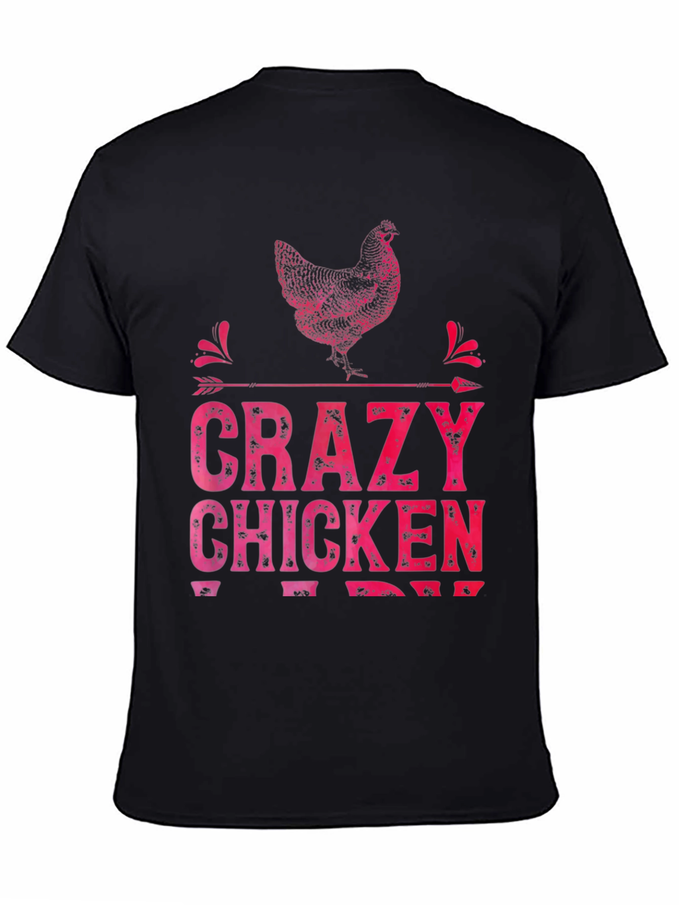 Crazy Chicken T-Shirt - Funny Farm Animal Tee