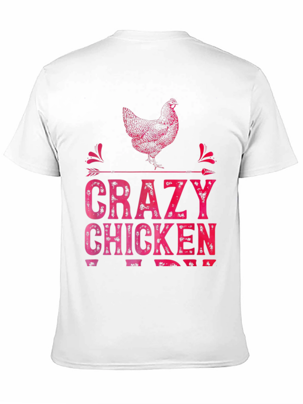 Crazy Chicken T-Shirt - Funny Farm Animal Tee
