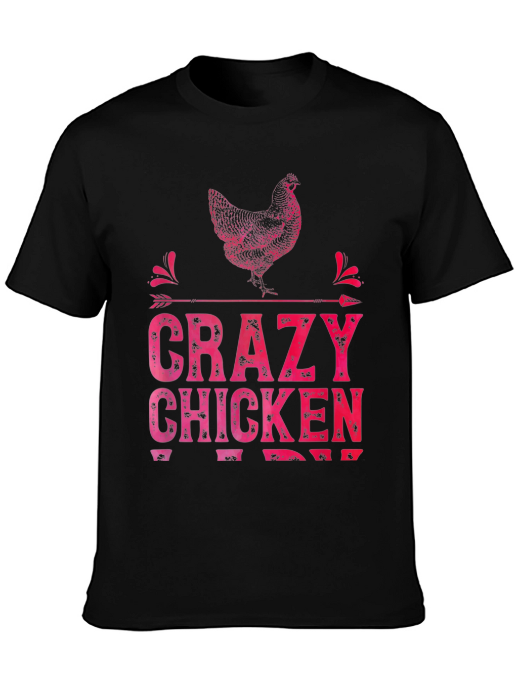Crazy Chicken T-Shirt - Funny Farm Animal Tee
