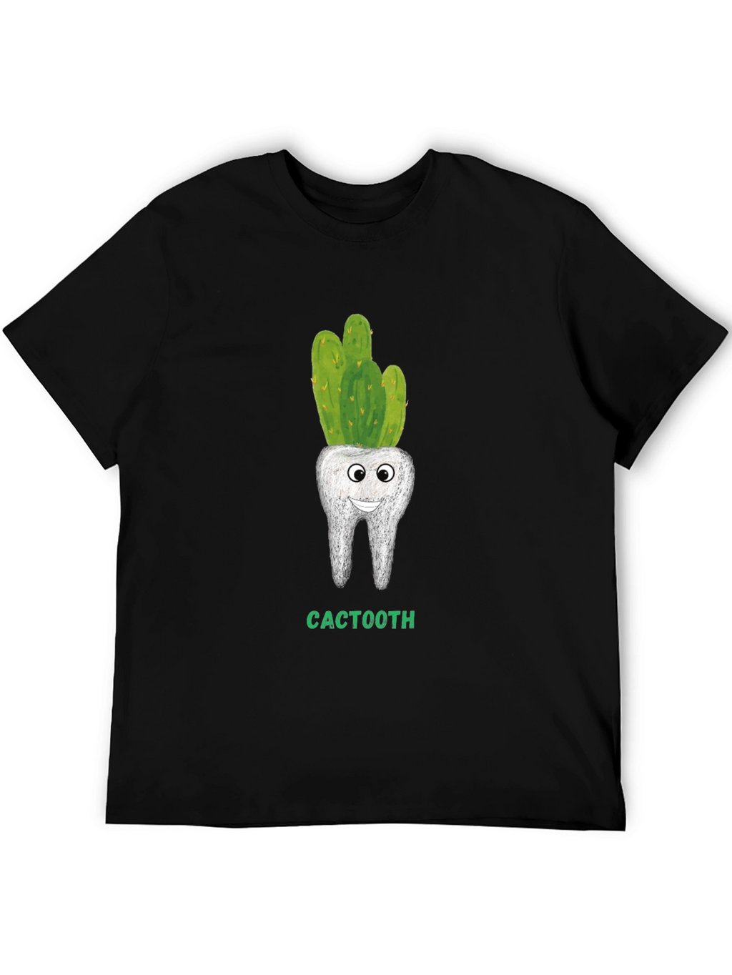 Cactoot Tooth Humor Graphic Tee