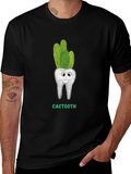Cactoot Tooth Humor Graphic Tee