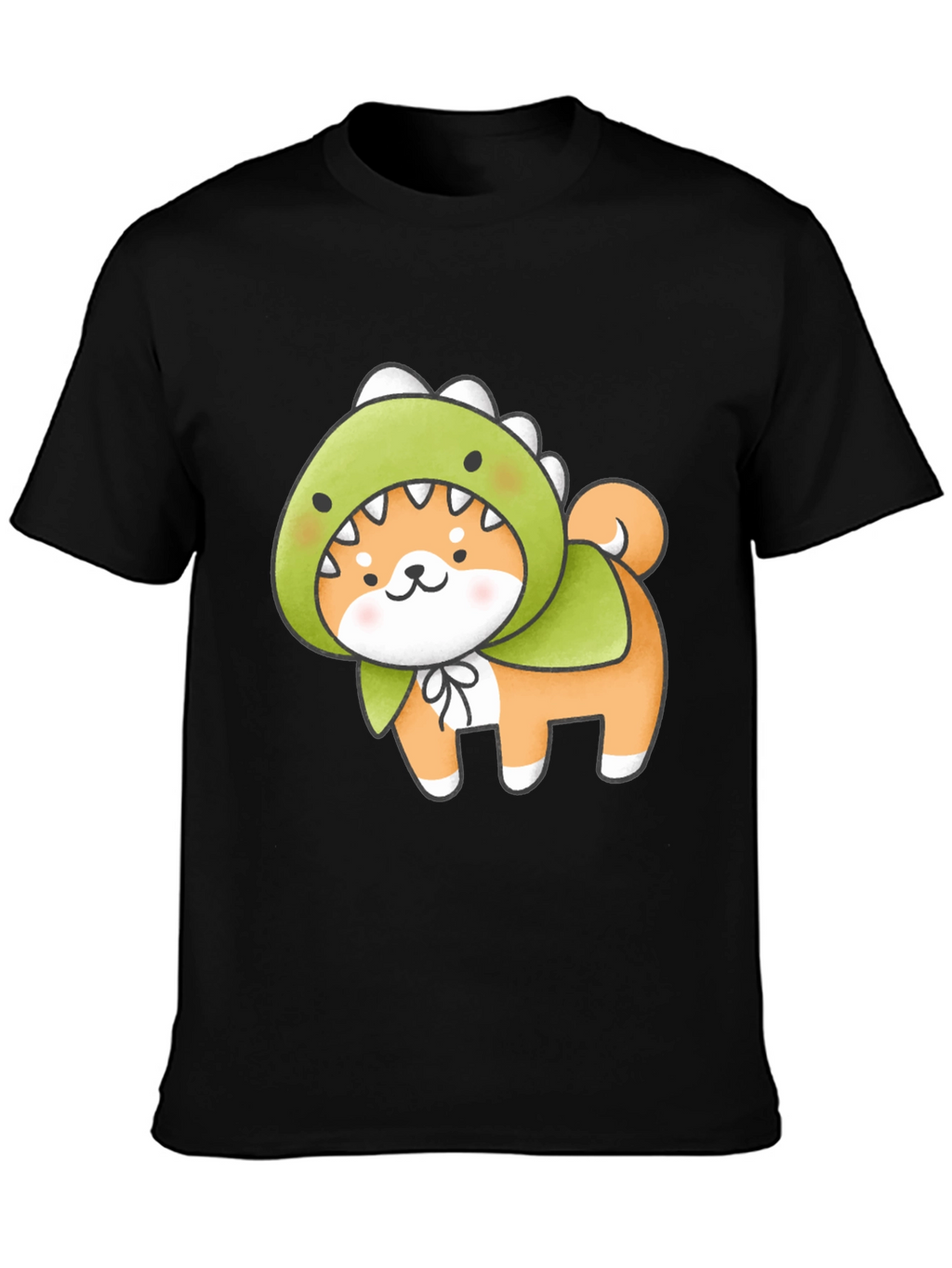 Dino Dog T-Shirt - Kawaii Shiba Inu