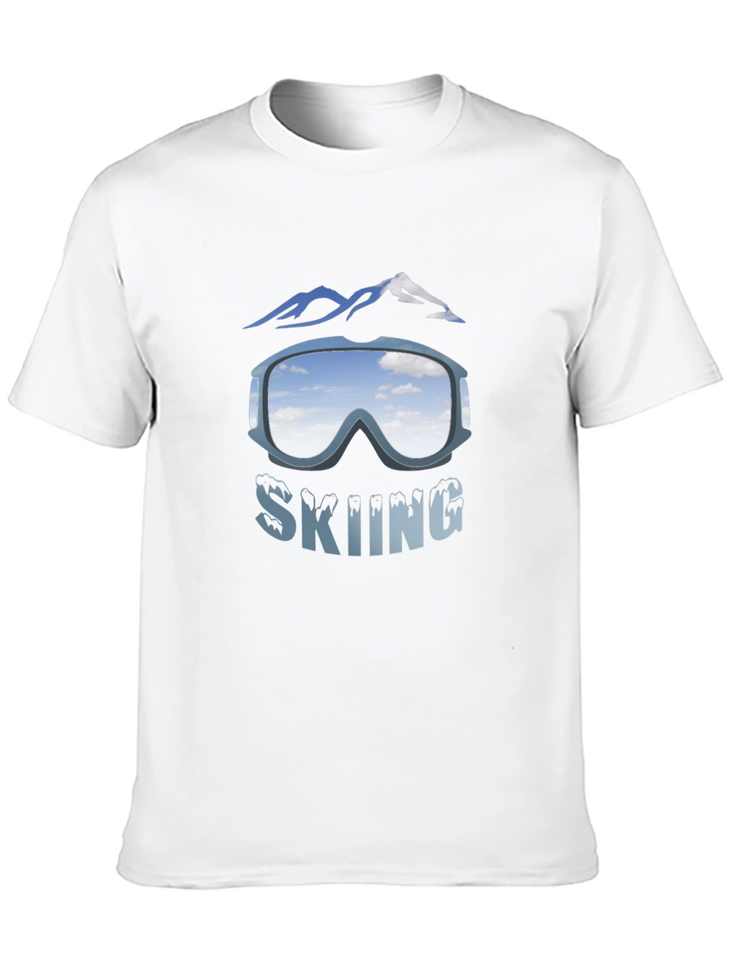 Skiing Goggles & Mountain Graphic Tee