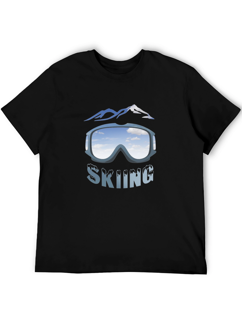 Skiing Goggles & Mountain Graphic Tee