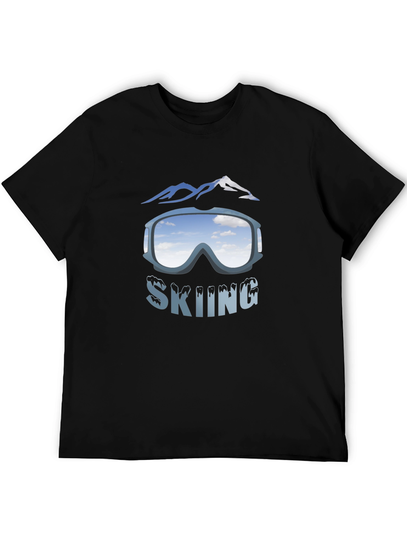 Skiing Goggles & Mountain Graphic Tee