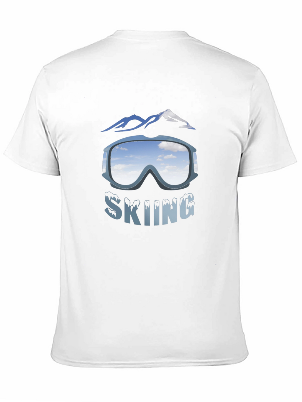 Skiing Goggles & Mountain Graphic Tee