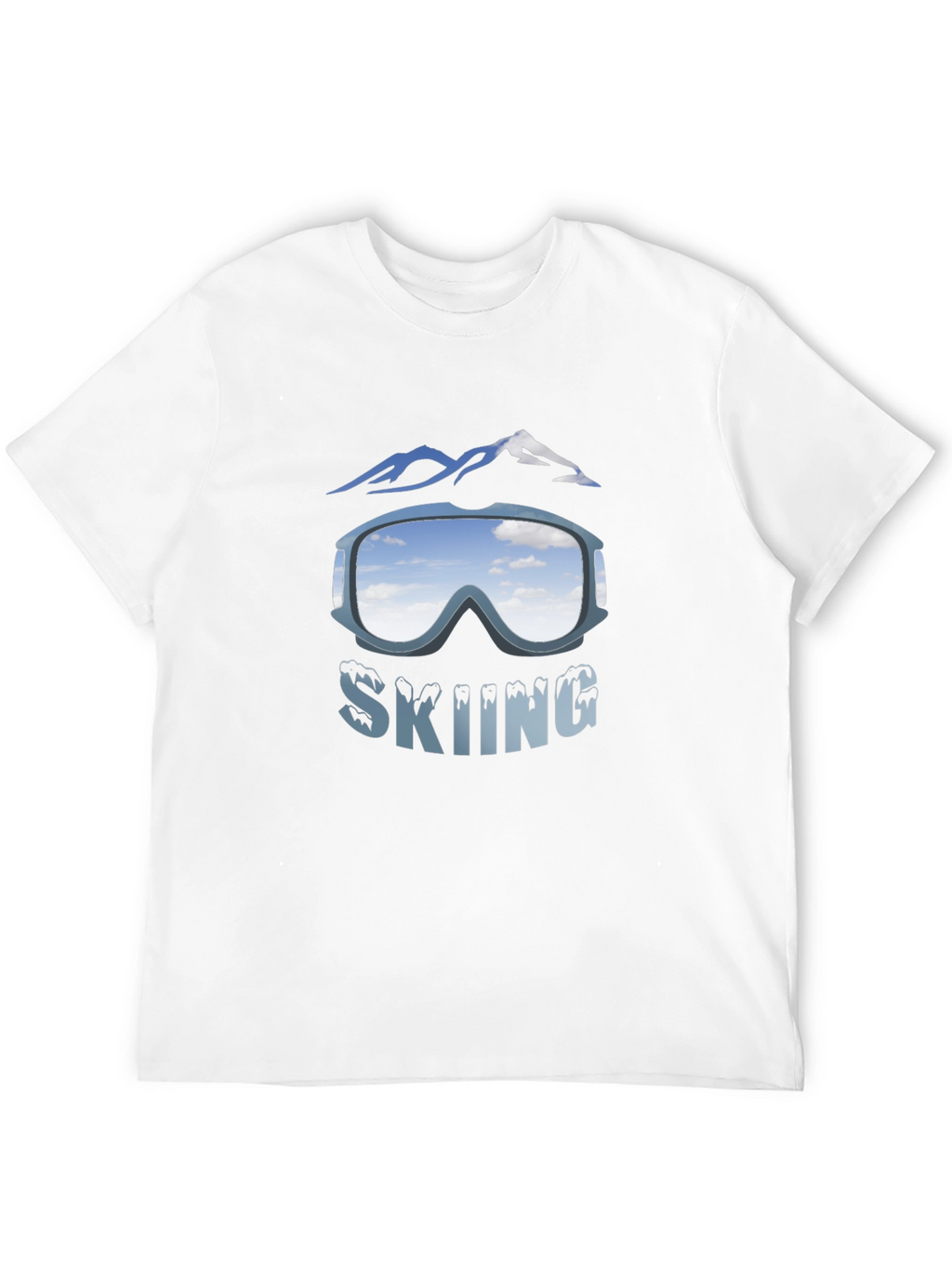 Skiing Goggles & Mountain Graphic Tee
