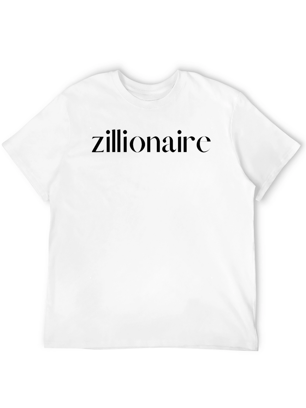 Zillionaire Graphic Tee - Black Cotton T-Shirt
