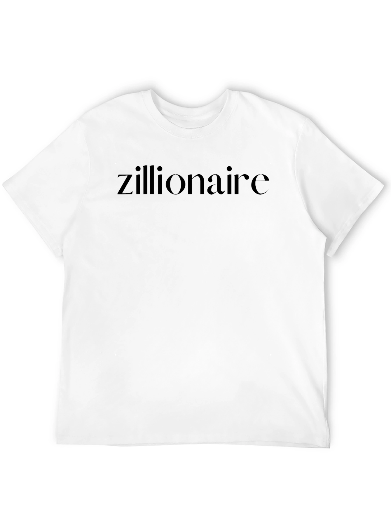 Zillionaire Graphic Tee - Black Cotton T-Shirt