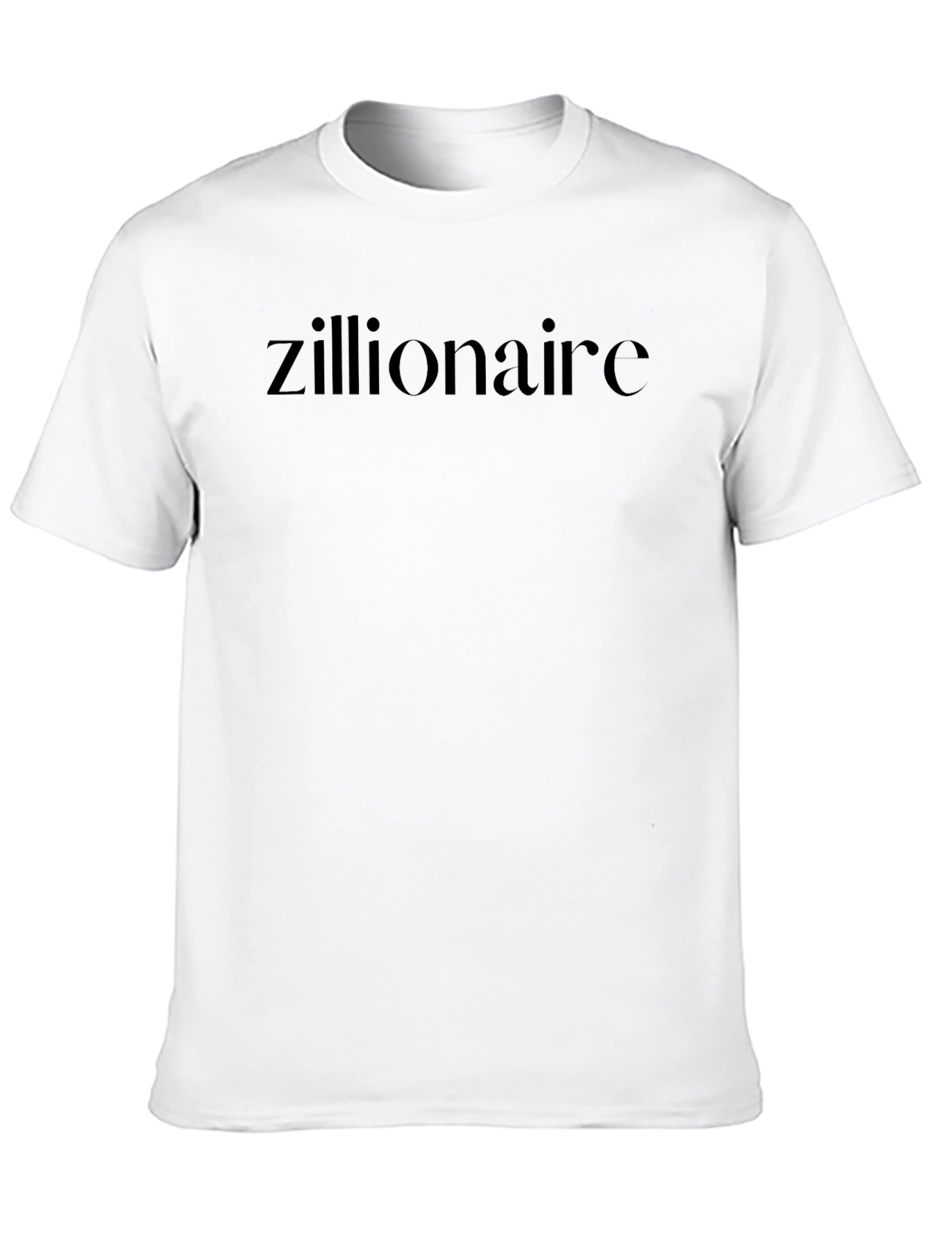 Zillionaire Graphic Tee - Black Cotton T-Shirt