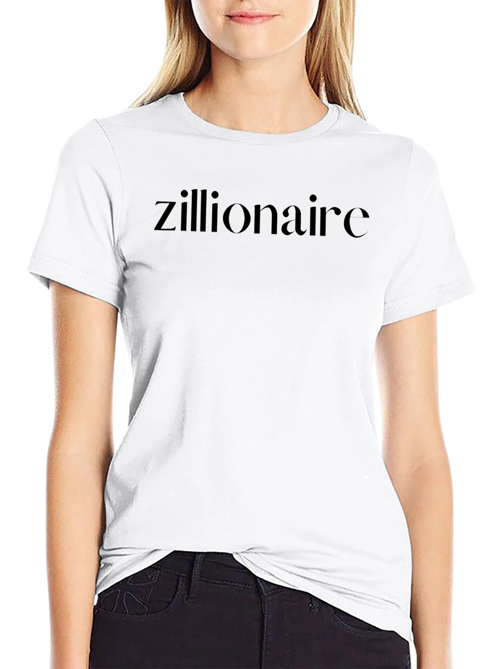 Zillionaire Graphic Tee - Black Cotton T-Shirt