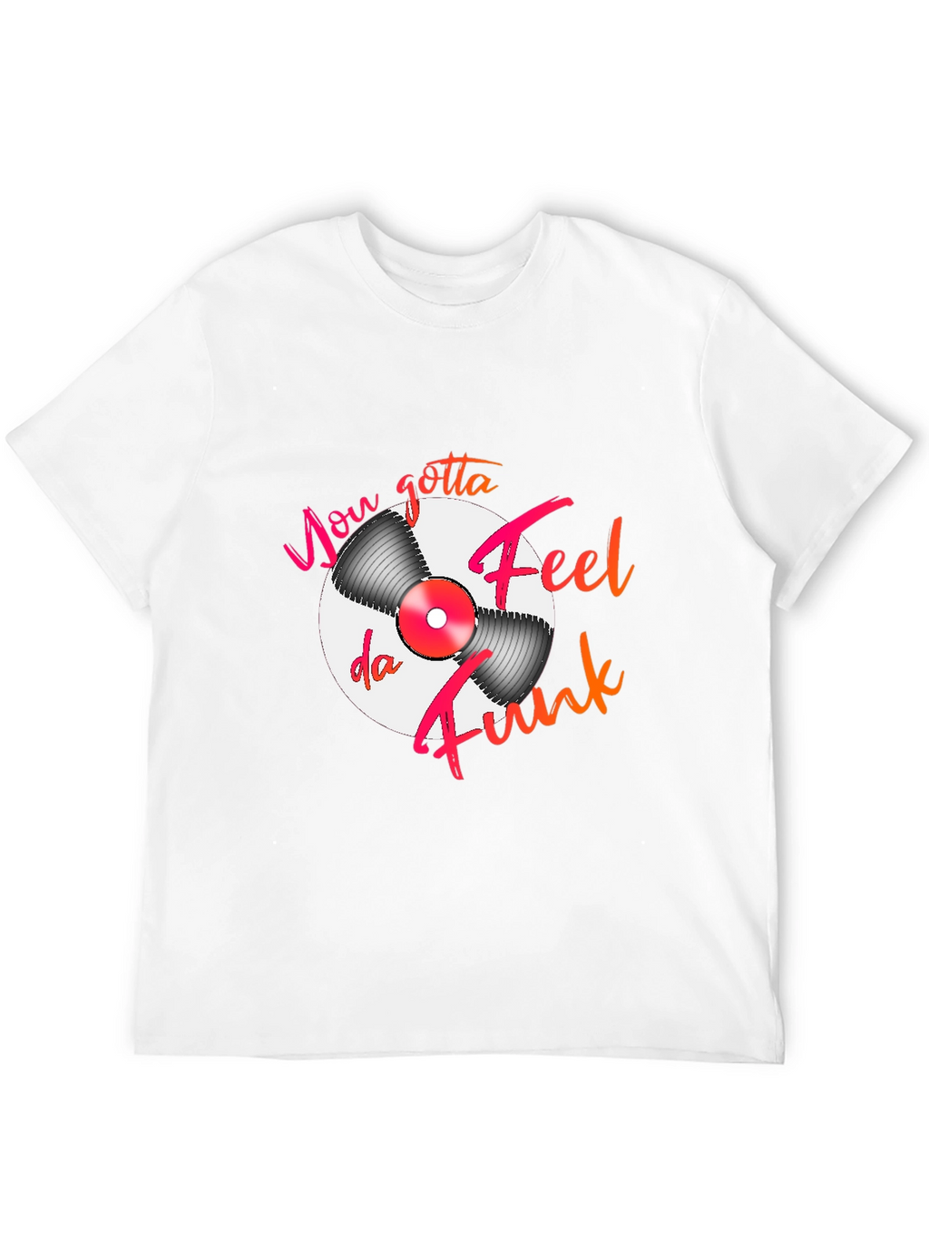 Feel Da Funk Graphic T-Shirt - Black
