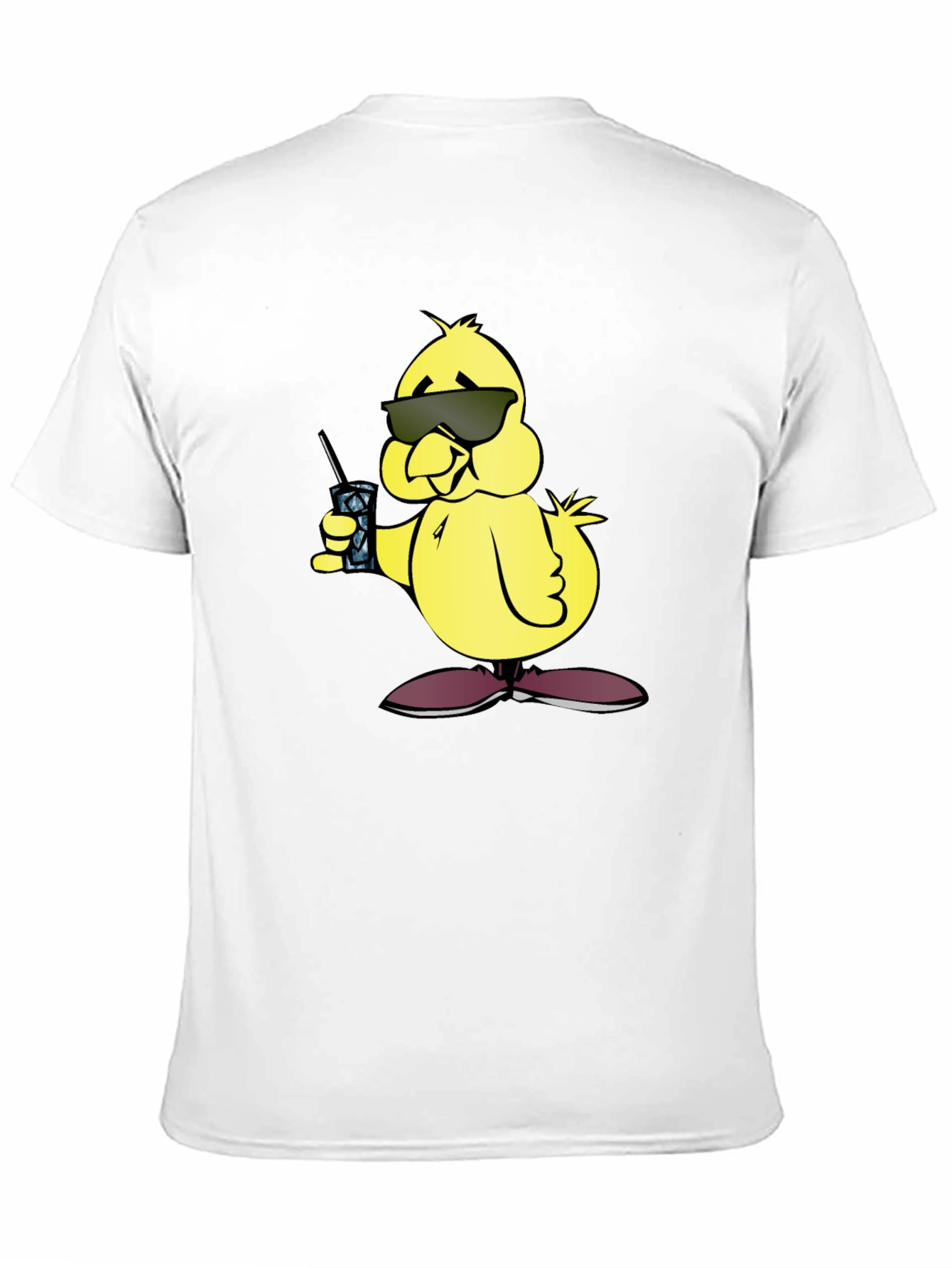 Cool Chick Cartoon Graphic T-Shirt