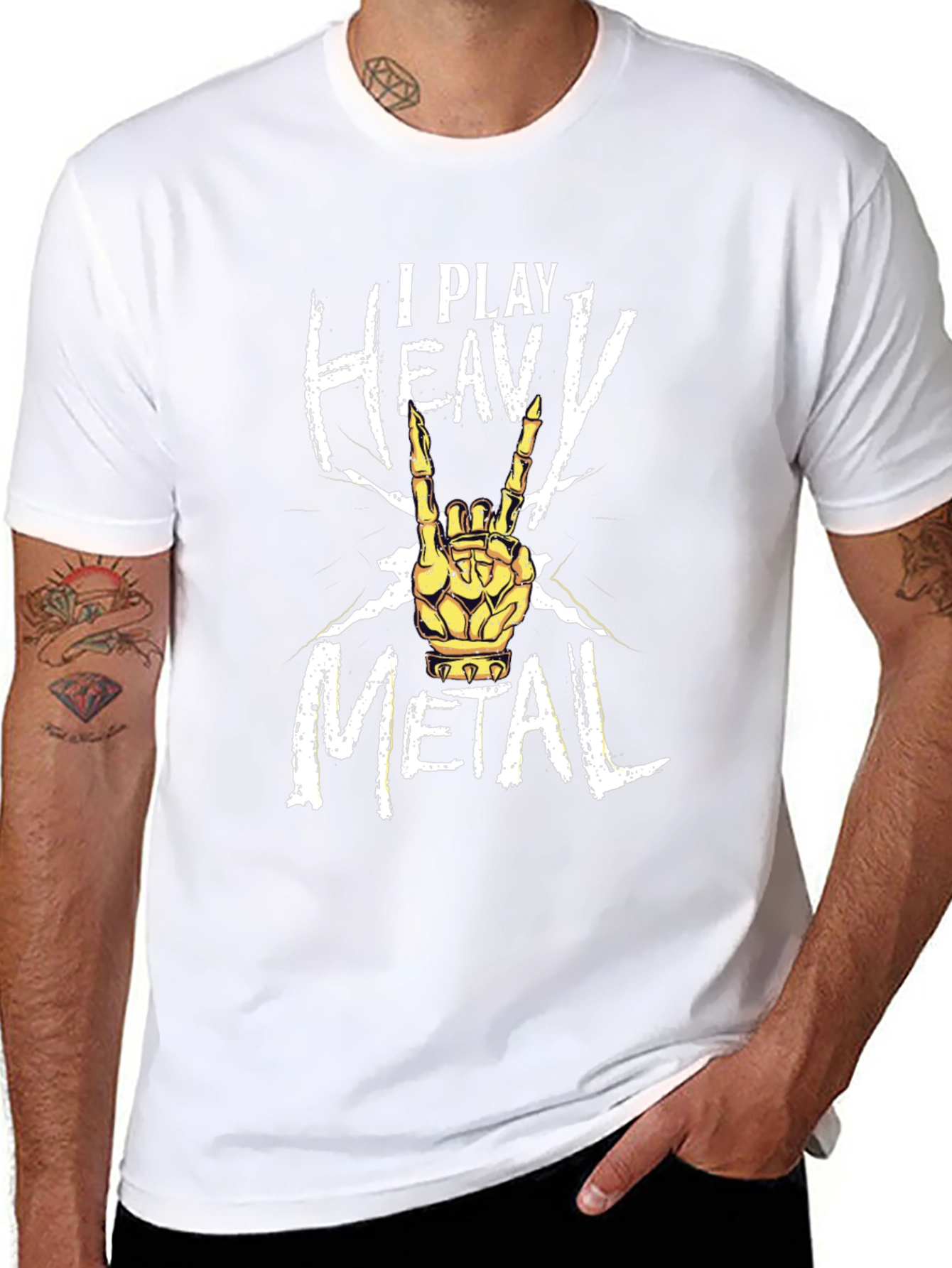 I Play Heavy Metal Rock Music T-Shirt