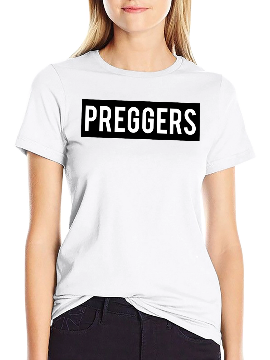 Pregger T-Shirt Black