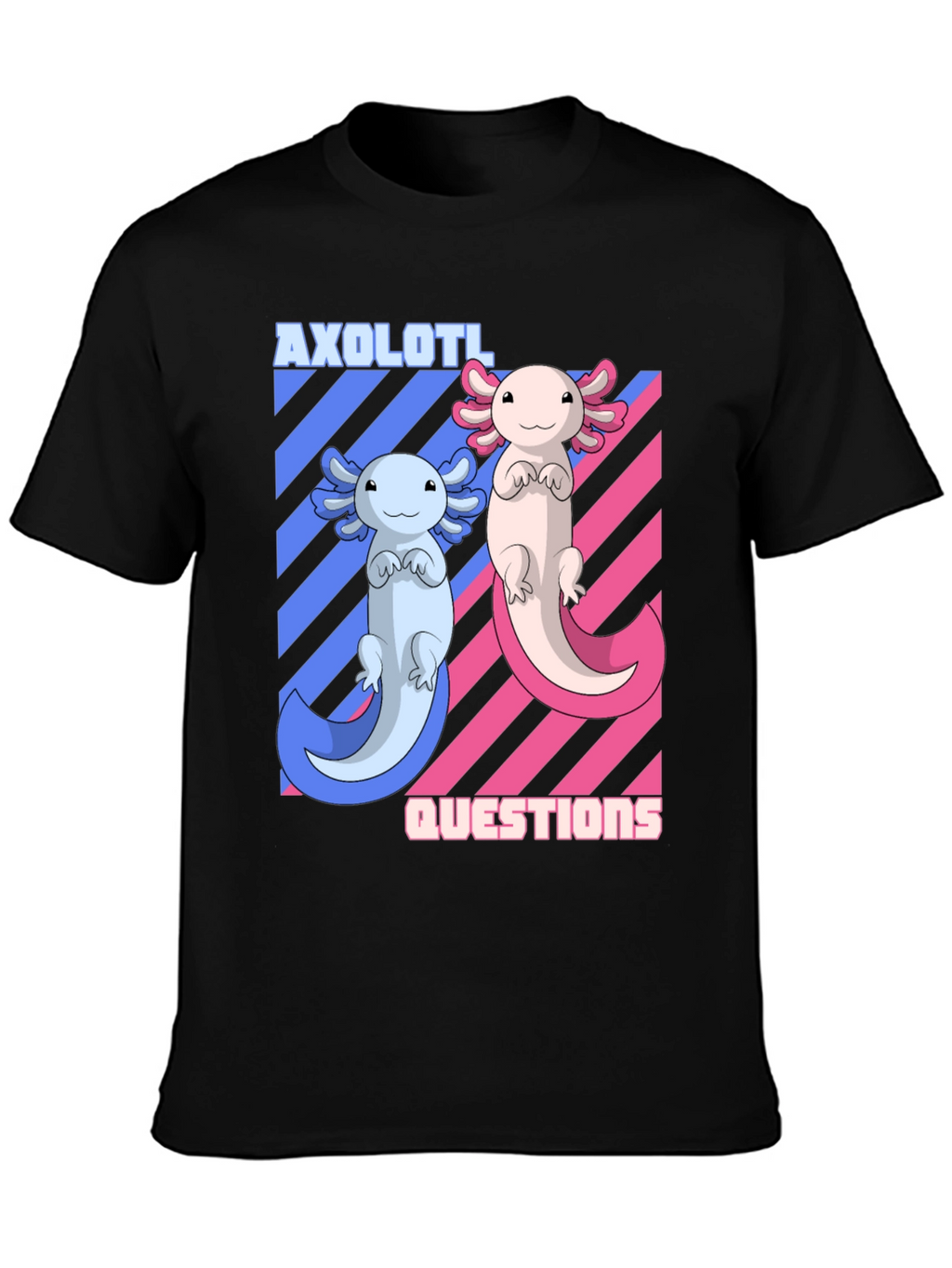 Axolotl Questions T-Shirt - Unisex Crew Neck