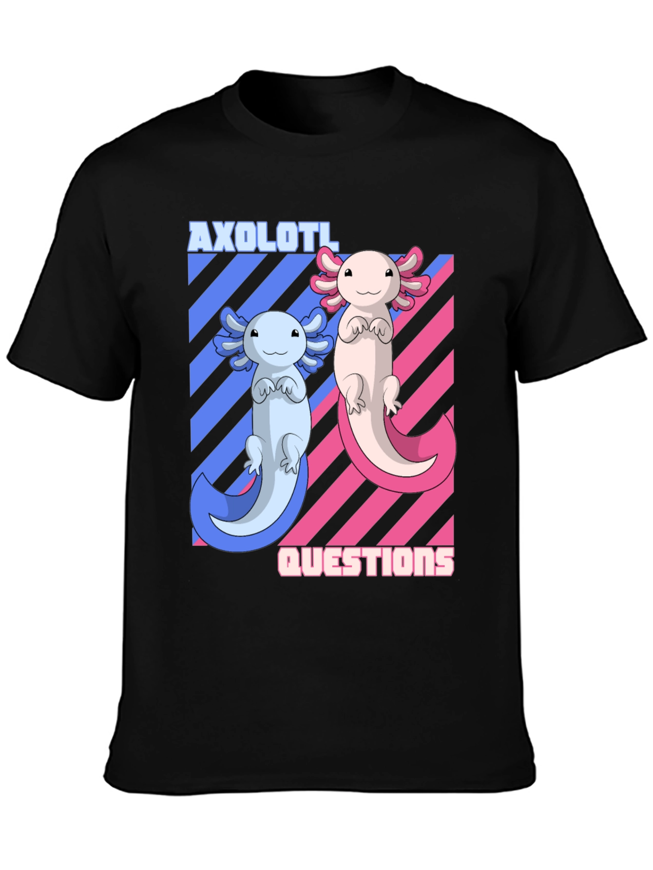 Axolotl Questions T-Shirt - Unisex Crew Neck
