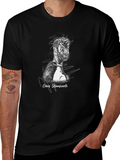 Chris Hemsworth Sketch Graphic Tee - Black