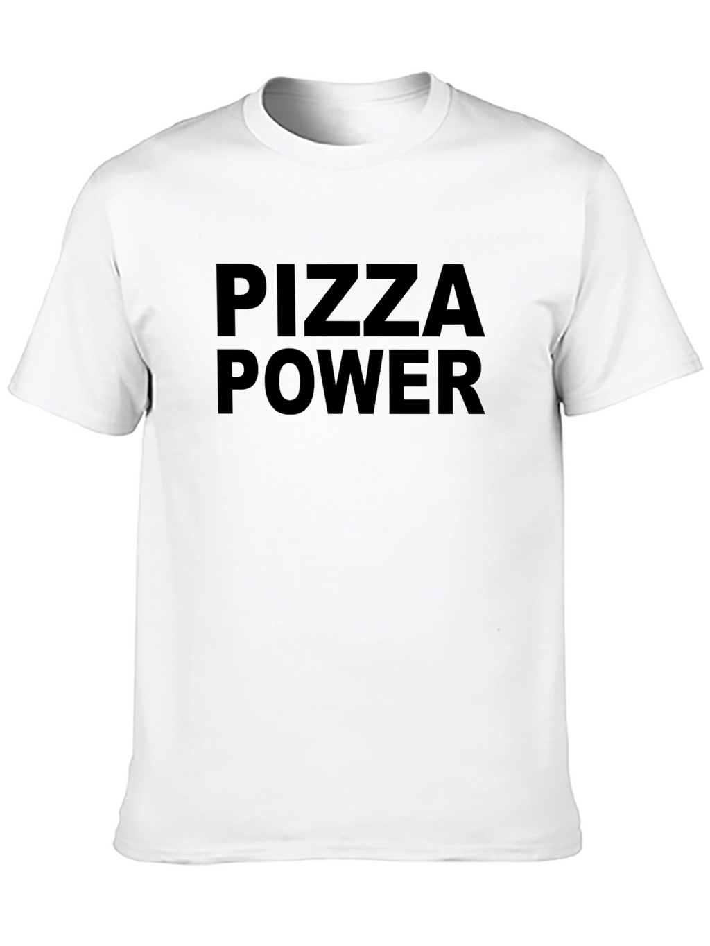 Pizza Power T-Shirt - Black Graphic Tee