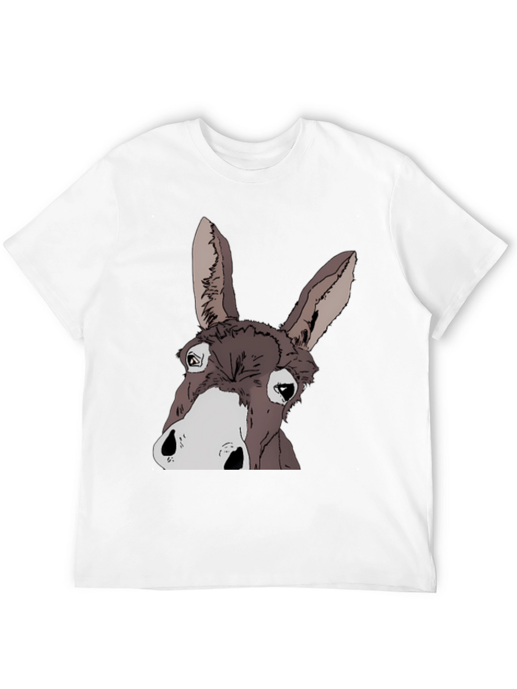 Funny Donkey Graphic T-Shirt - Black Cotton Tee