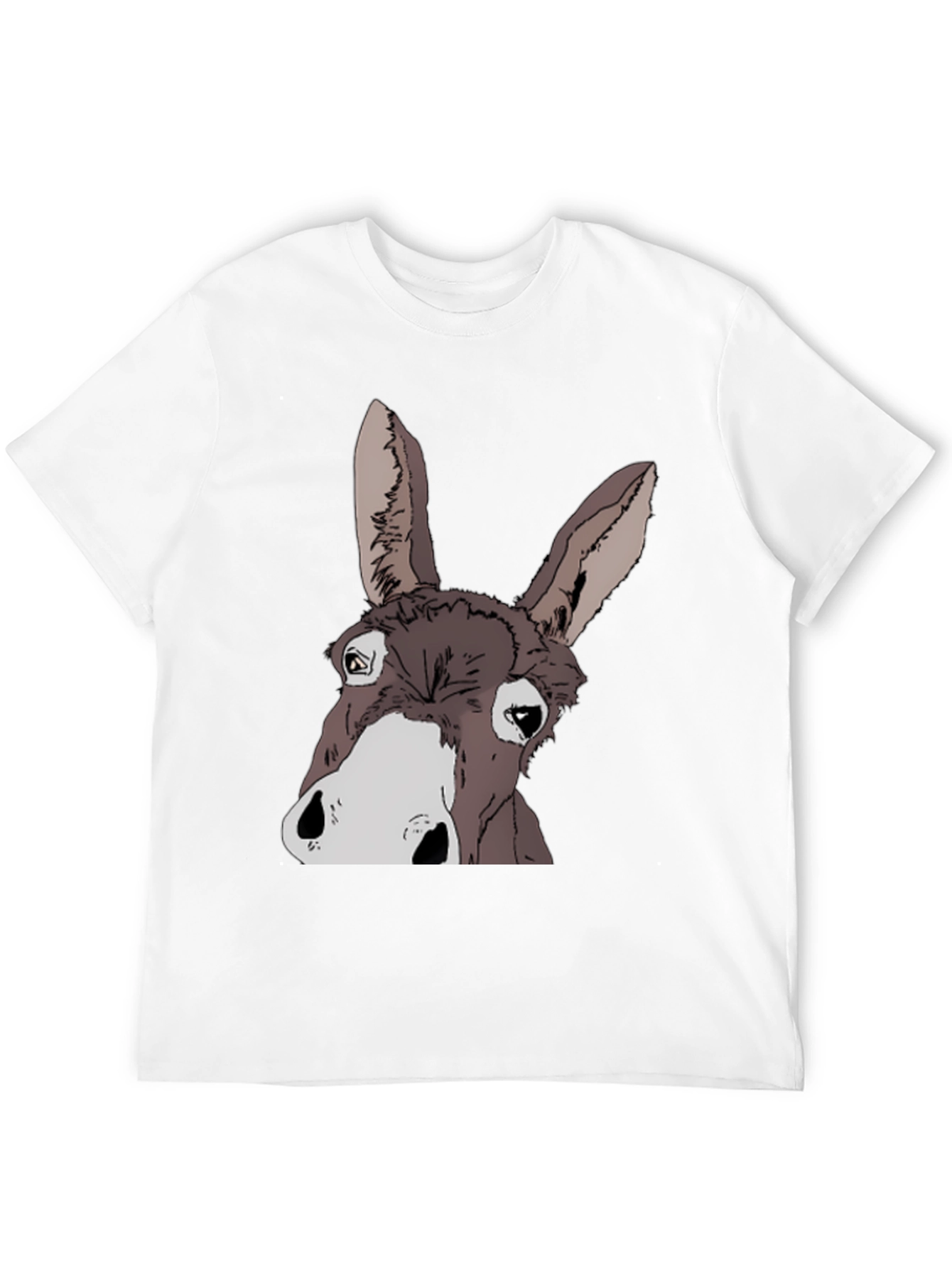 Funny Donkey Graphic T-Shirt - Black Cotton Tee