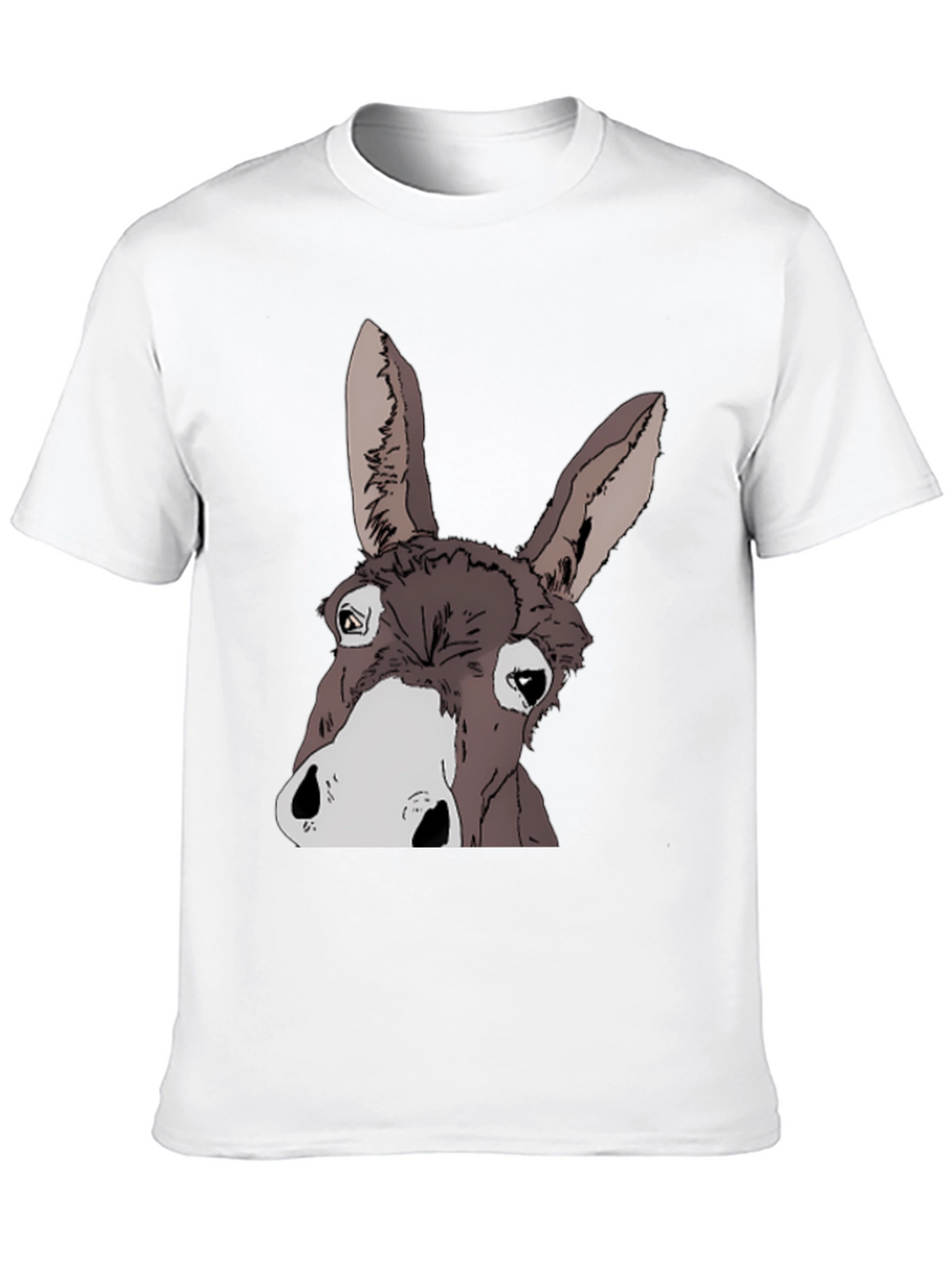 Funny Donkey Graphic T-Shirt - Black Cotton Tee