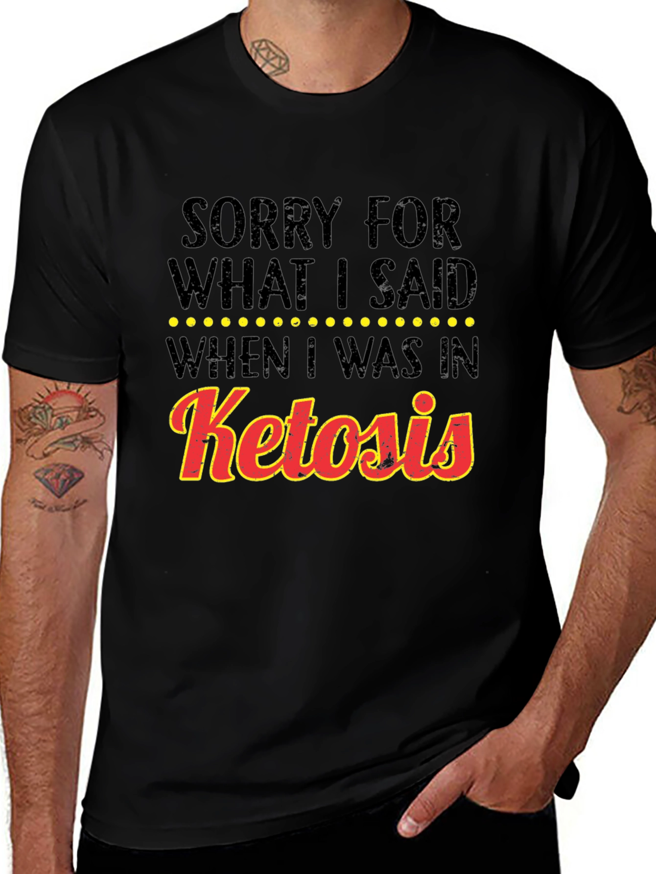 Ketosis Apology Graphic Tee