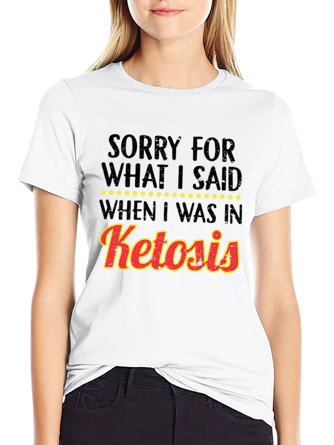Ketosis Apology Graphic Tee