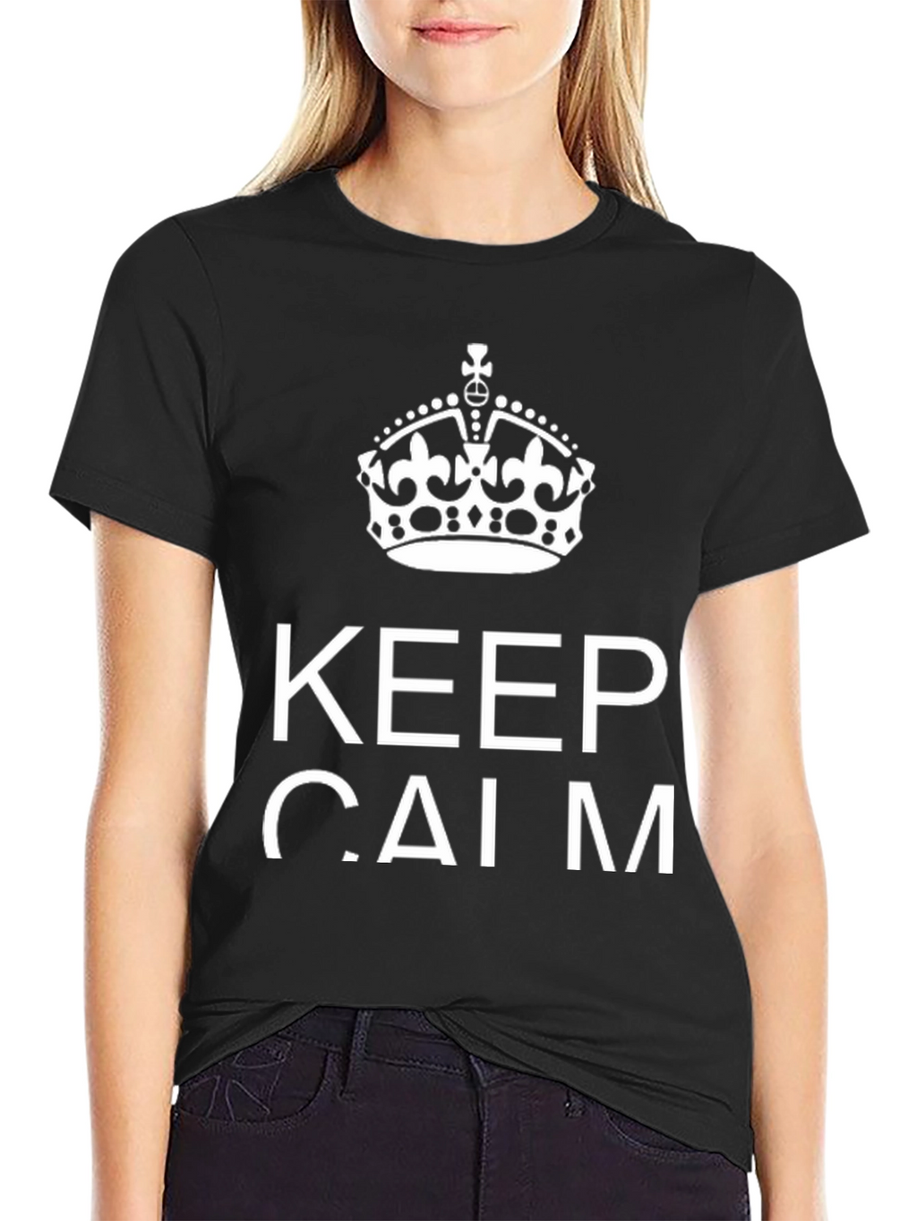 Keep Calm T-Shirt - Graphic Print