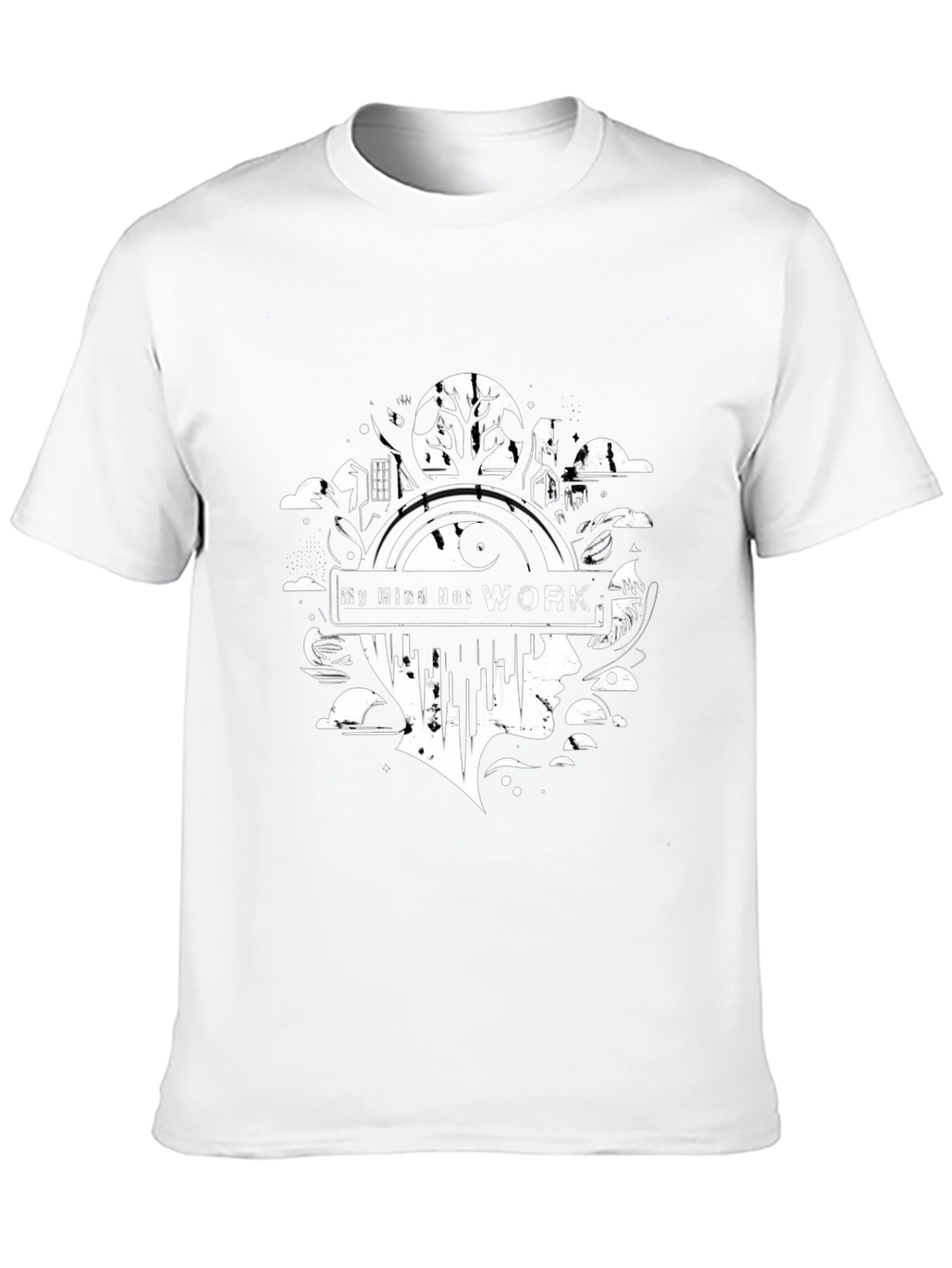 My Mind Not Work Graphic Tee