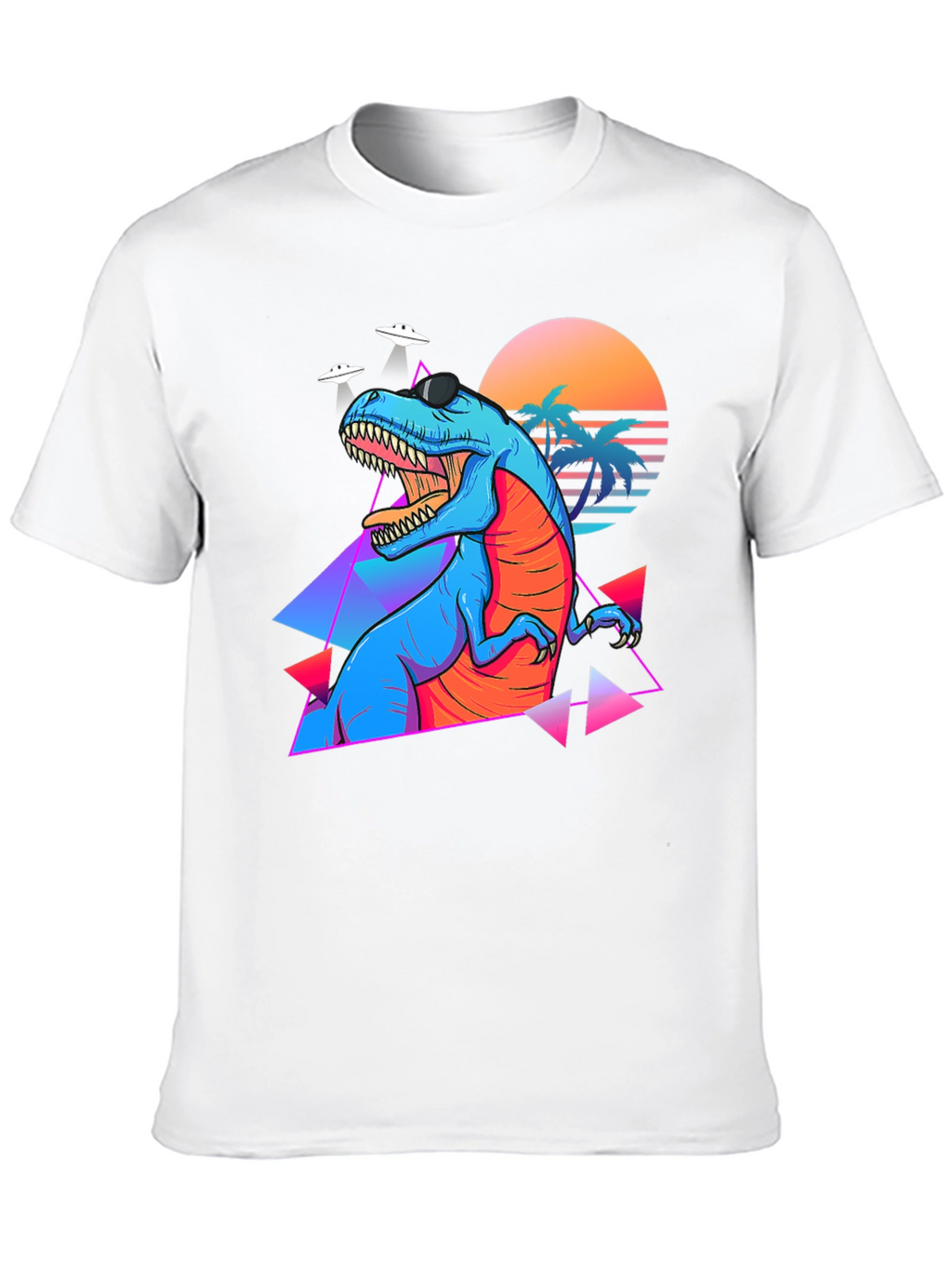 Retro Dinosaur Graphic Tee - Cool T-Rex Shirt