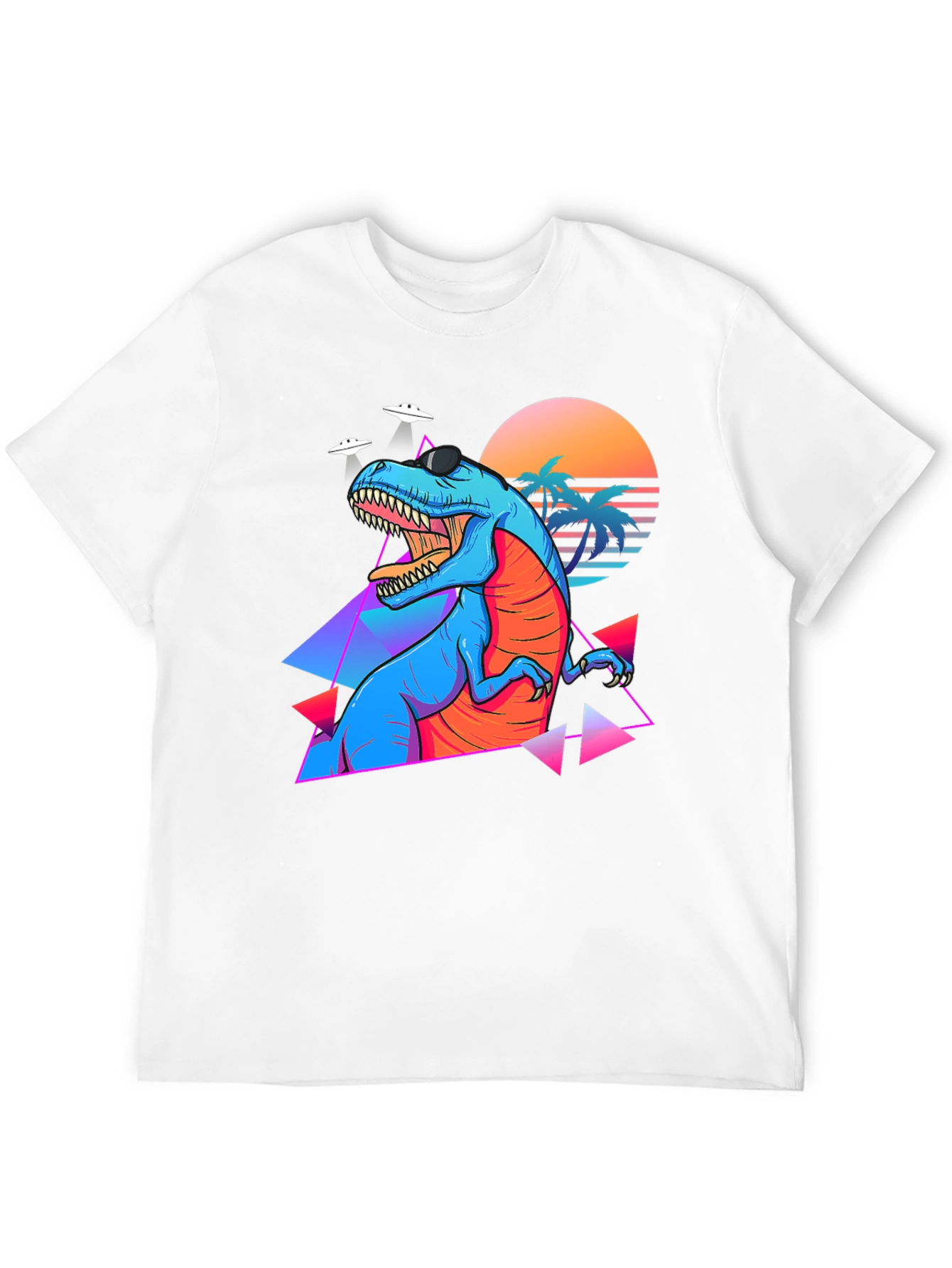 Retro Dinosaur Graphic Tee - Cool T-Rex Shirt