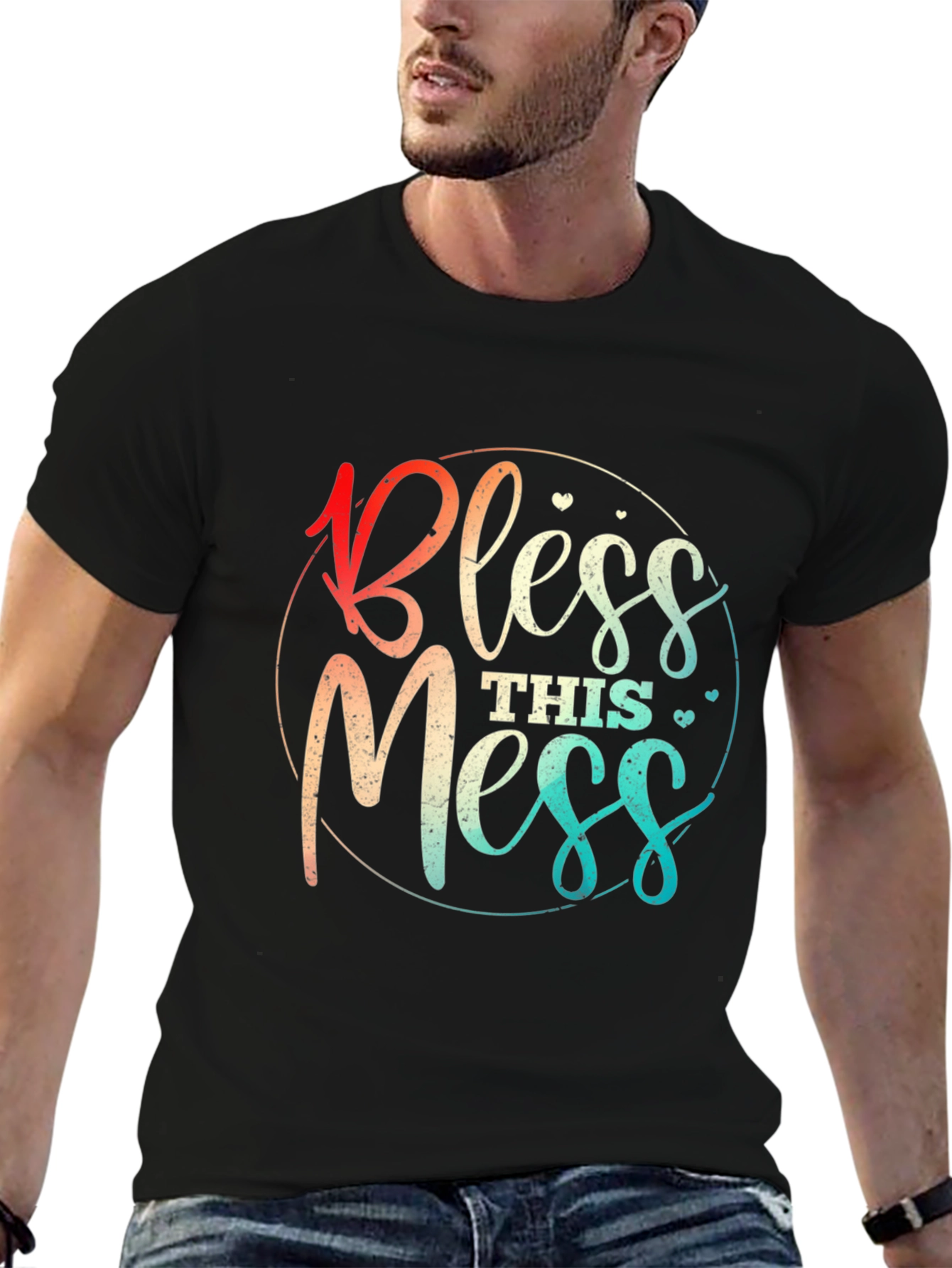 Bless This Mess Graphic Tee - Fun & Stylish