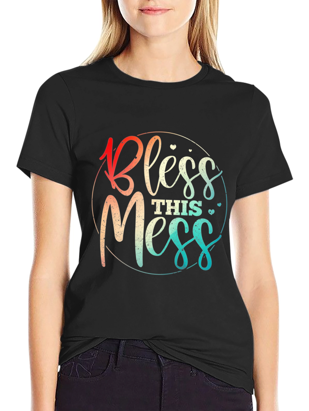 Bless This Mess Graphic Tee - Fun & Stylish