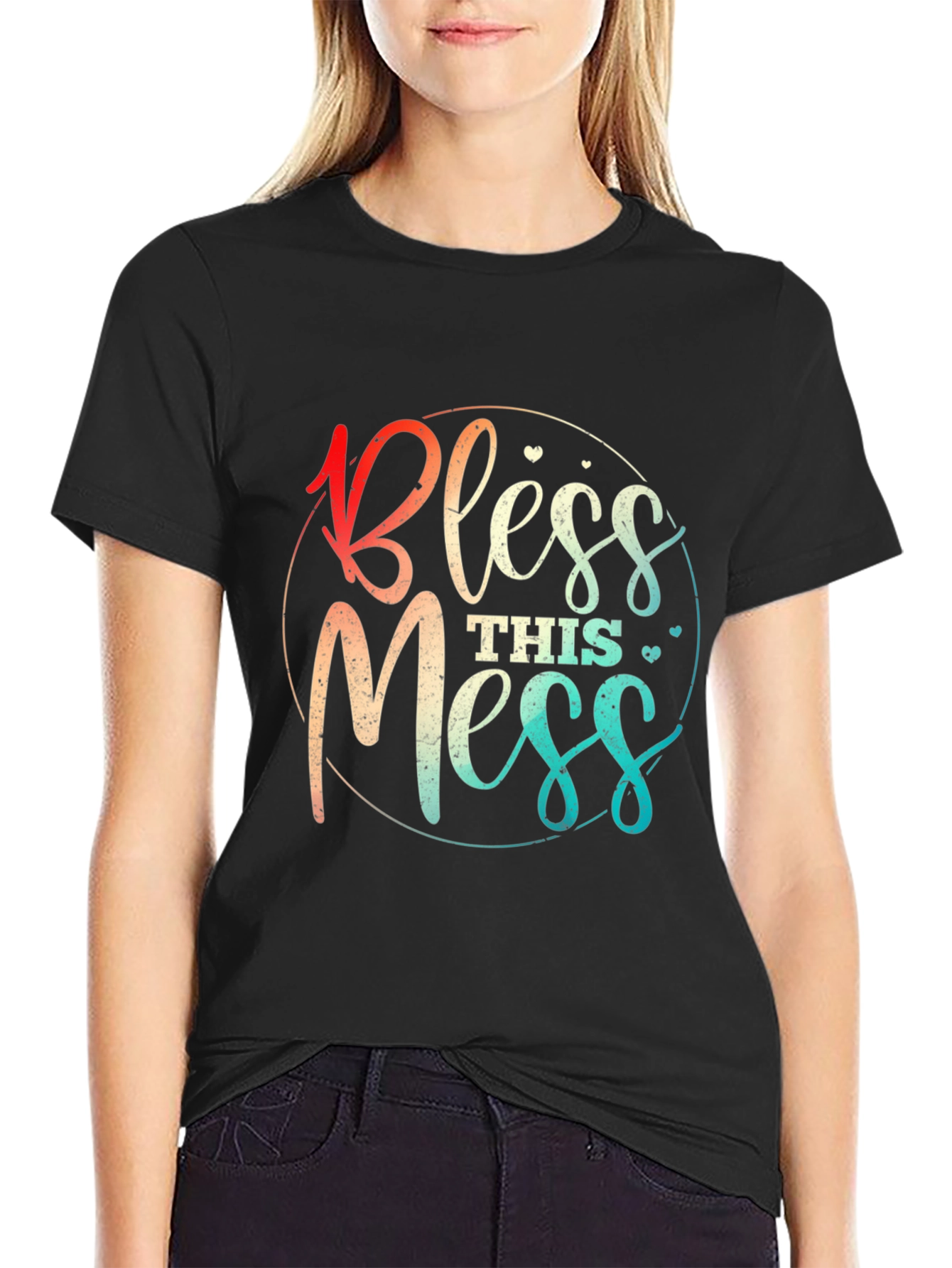 Bless This Mess Graphic Tee - Fun & Stylish